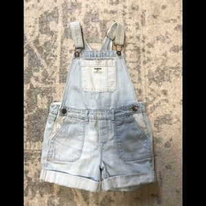 Osh kosh Jean overall shorts